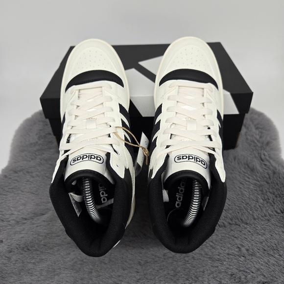 New Adidas Break Start Mid 'White Black' Women's Shoes Size 8 - Picture 5 of 8